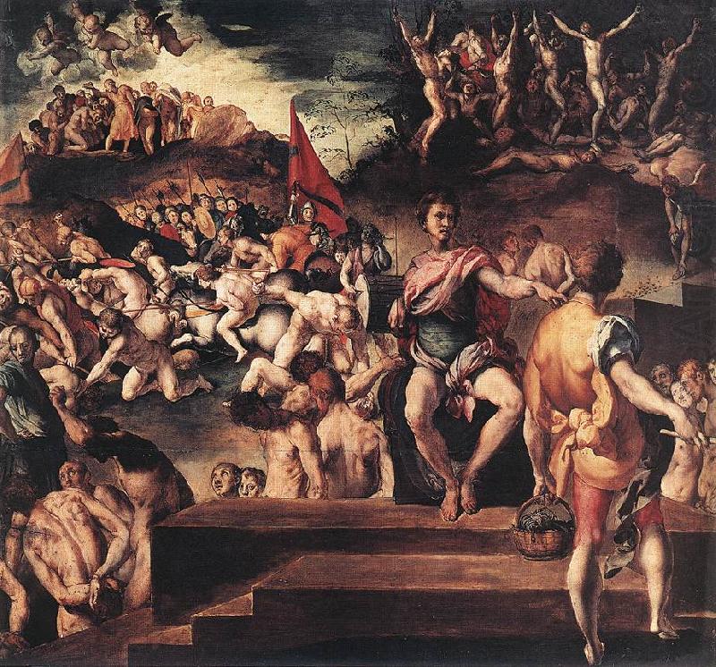 Martyrdom of St Maurice and the Theban Legion, Pontormo, Jacopo